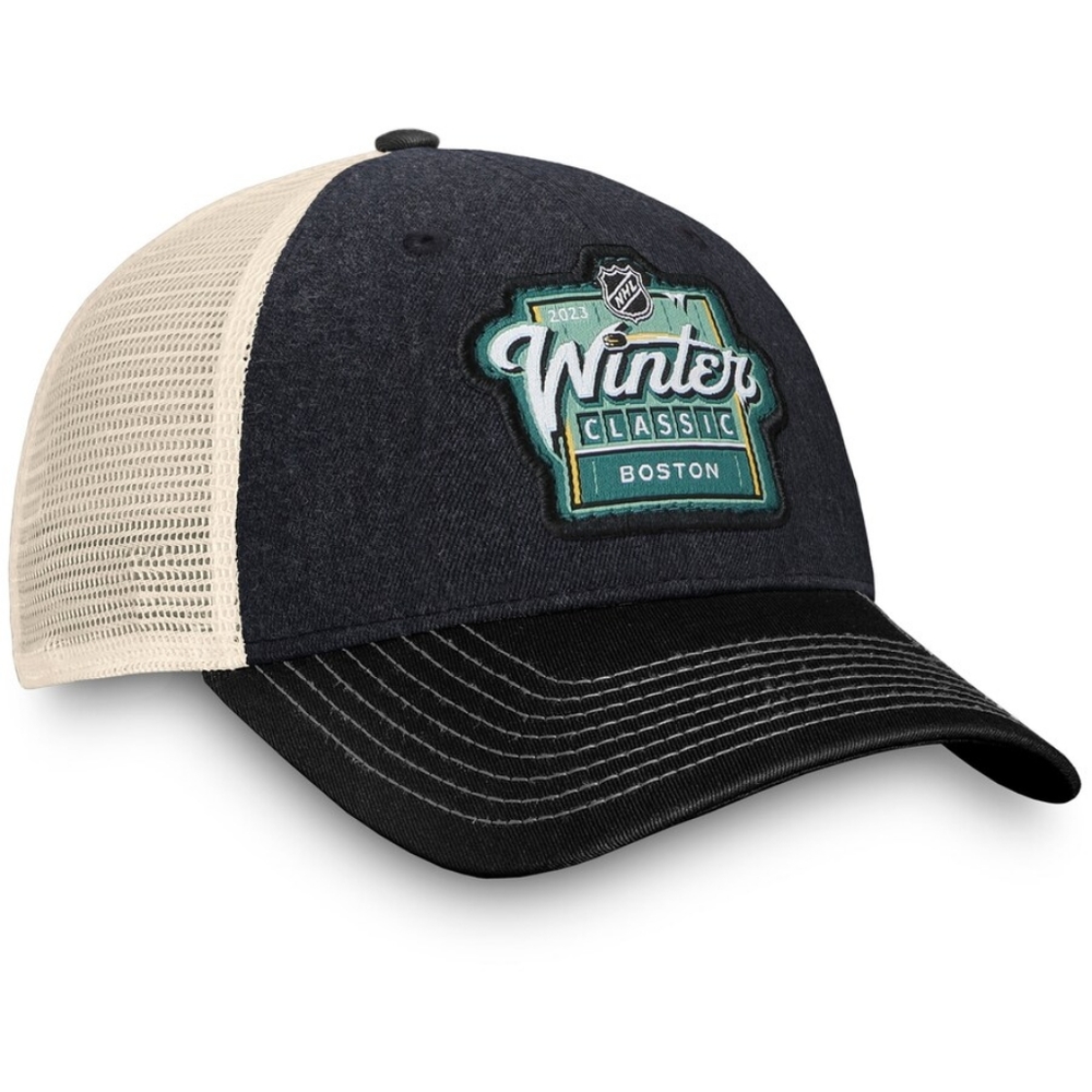 2023 NHL Winter Classic Fenway Park Fanatics Destress Authentic Pro Snapback Hat